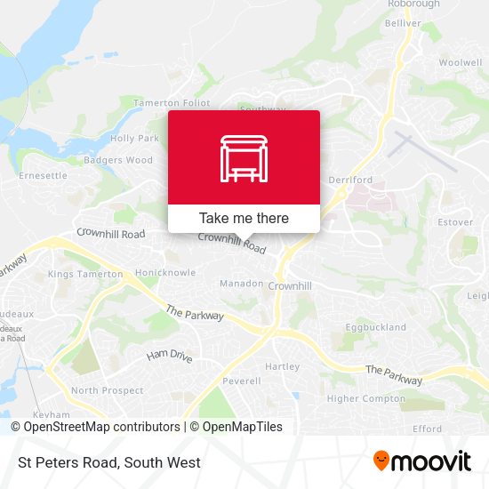 St Peters Road map