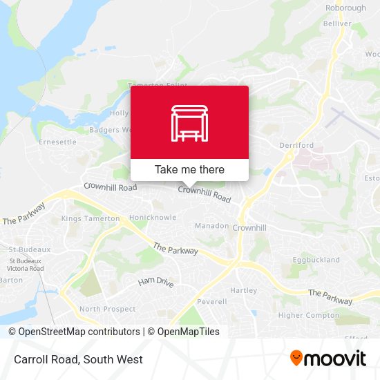 Carroll Road map