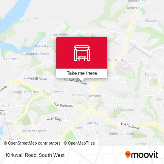 Kirkwall Road map