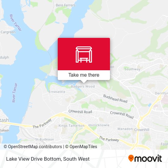Lake View Drive Bottom map