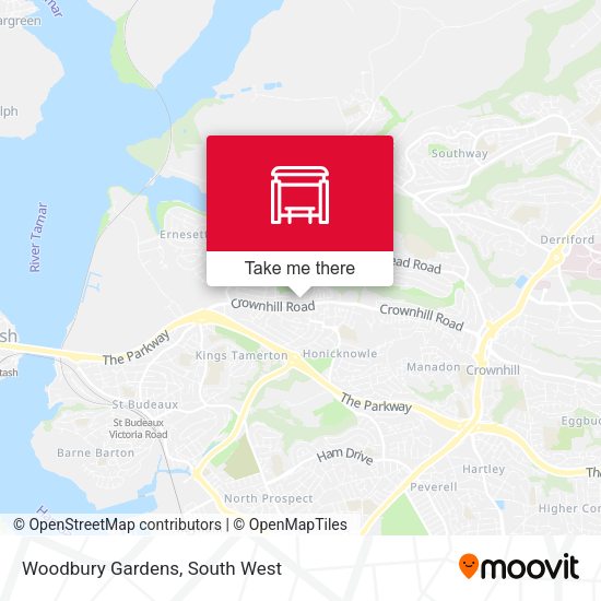 Woodbury Gardens map