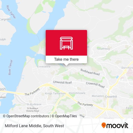 Milford Lane Middle map