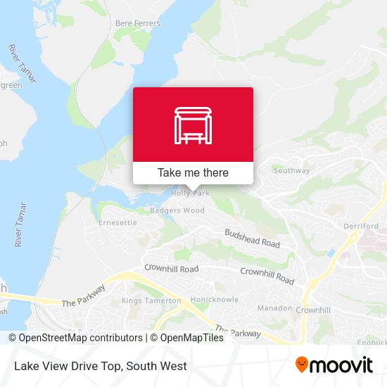 Lake View Drive Top map