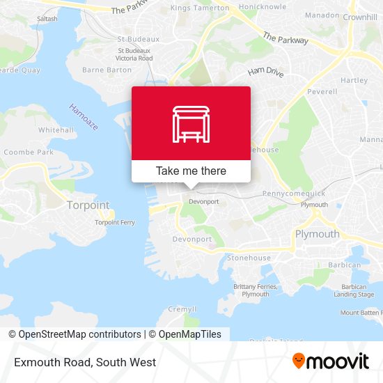 Exmouth Road map