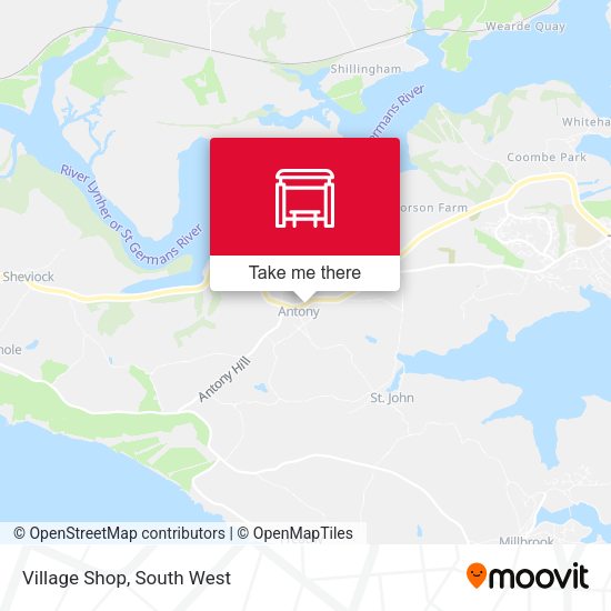 Village Shop map