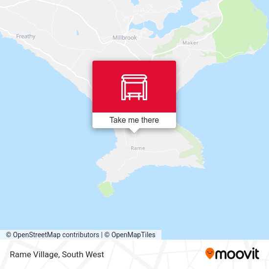 Rame Village map