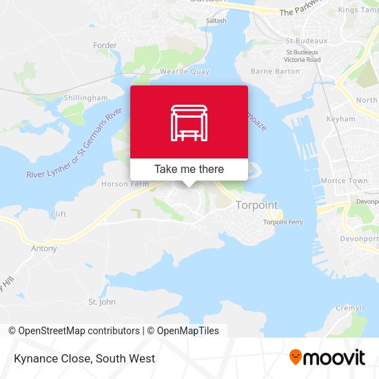 Kynance Close map