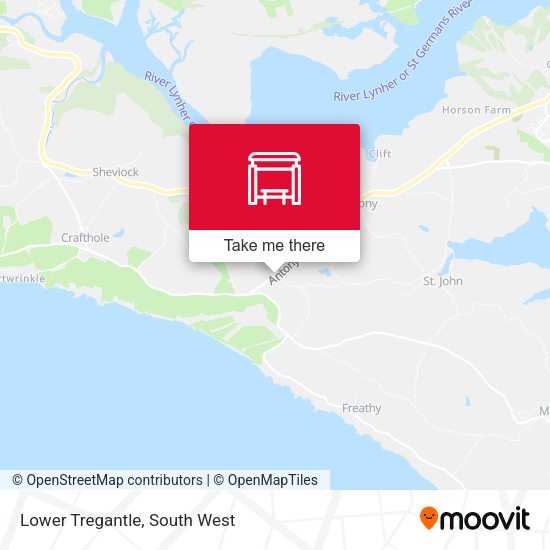 Lower Tregantle map