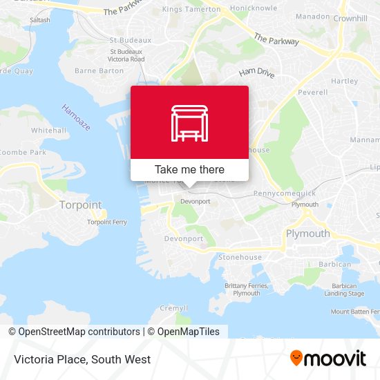 Victoria Place map