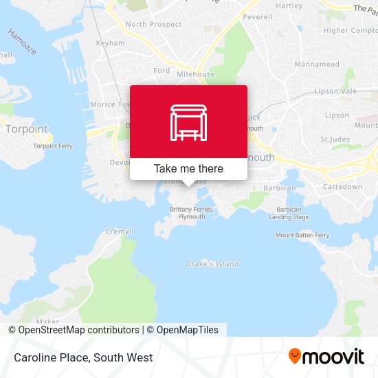 Caroline Place map