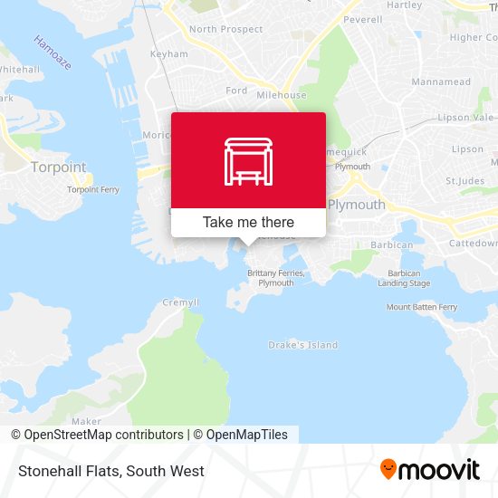 Stonehall Flats map