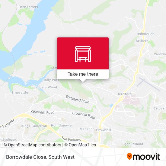 Borrowdale Close map