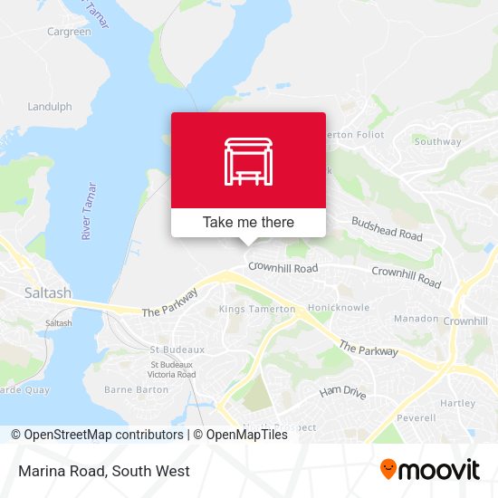 Marina Road map