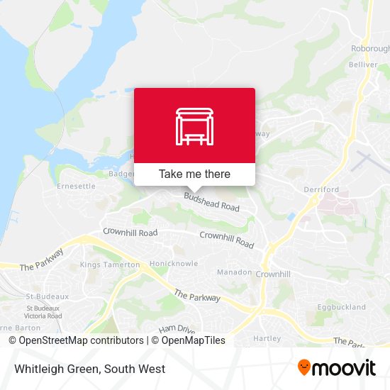 Whitleigh Green map