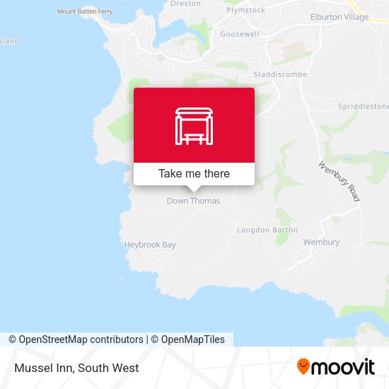 Mussel Inn map