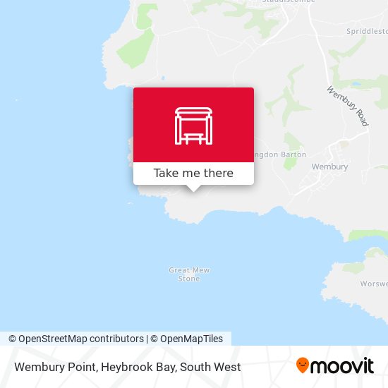 Wembury Point, Heybrook Bay map