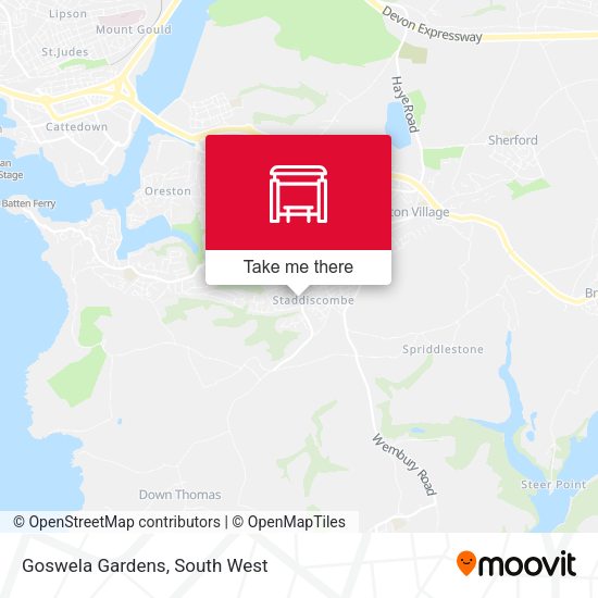 Goswela Gardens map