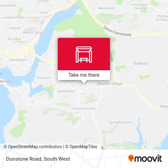 Dunstone Road map