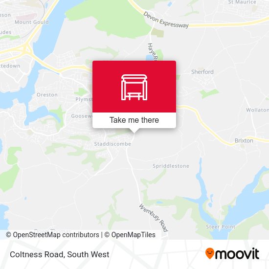 Coltness Road map