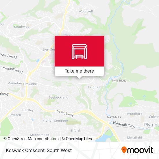 Keswick Crescent map
