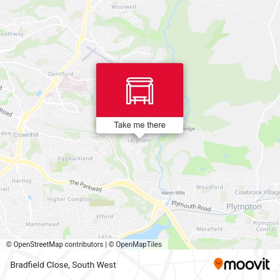 Bradfield Close map