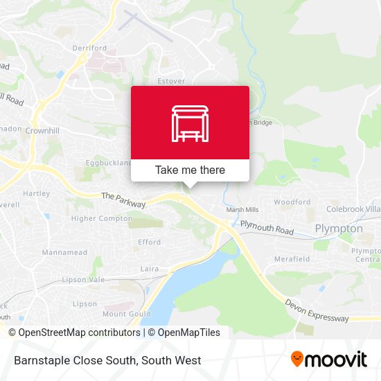 Barnstaple Close South map