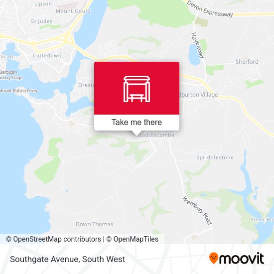 Southgate Avenue map