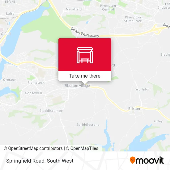 Springfield Road map