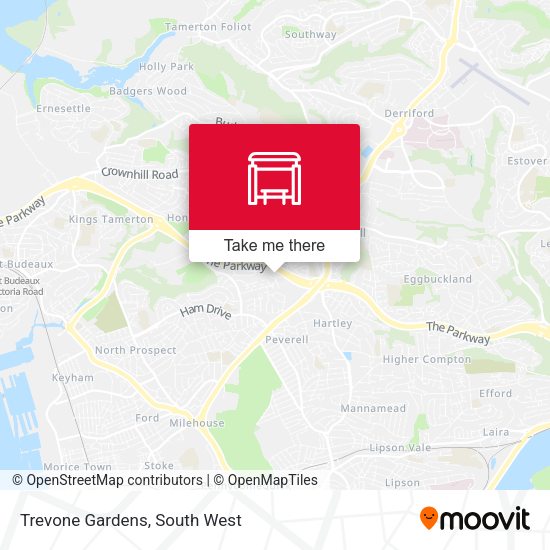 Trevone Gardens map