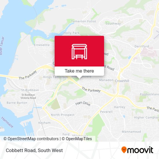 Cobbett Road map
