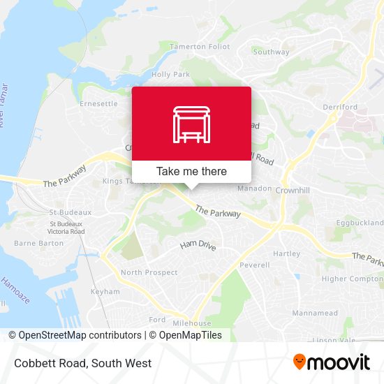 Cobbett Road map