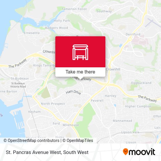St. Pancras Avenue West map