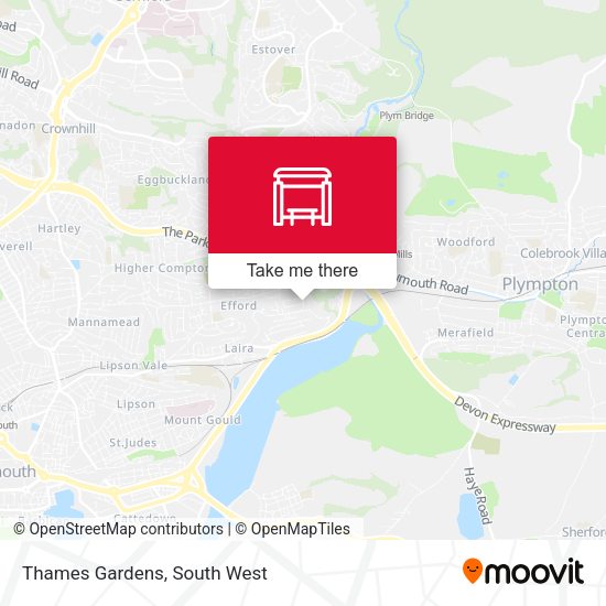 Thames Gardens map