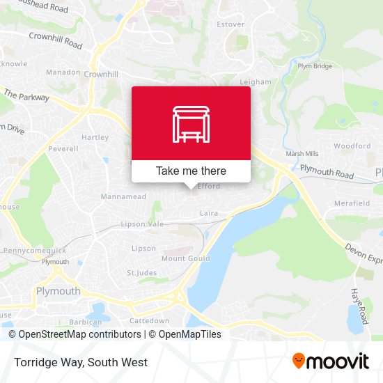 Torridge Way map