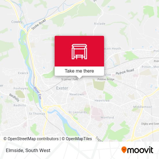 Elmside map