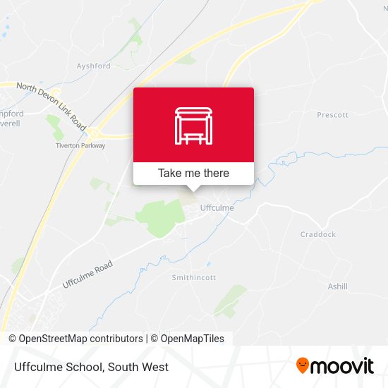 Uffculme School map