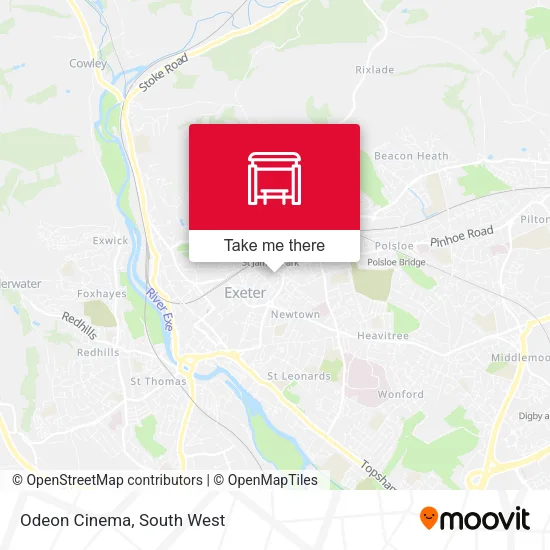 Odeon Cinema map