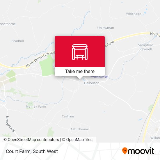 Court Farm map