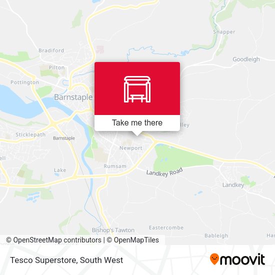 Tesco Superstore map