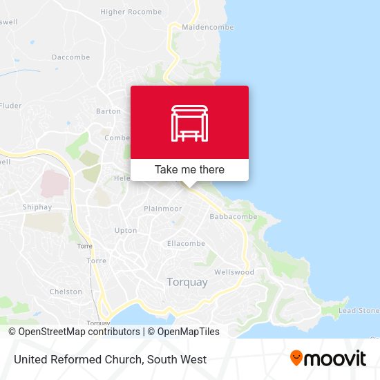 United Reformed Church map