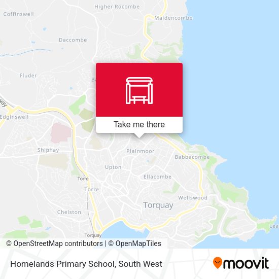 Homelands Primary School map