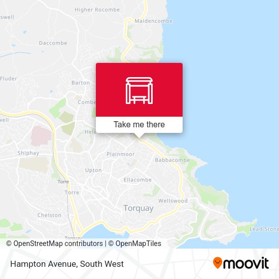 Hampton Avenue map