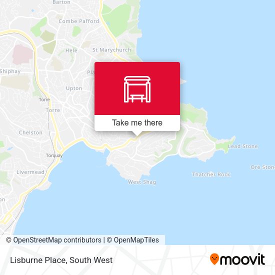 Lisburne Place map