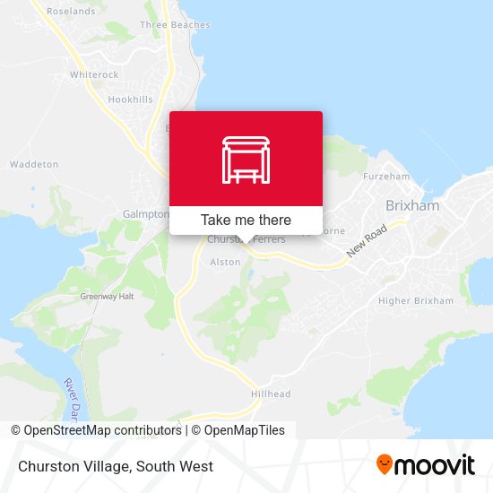 Churston Village map