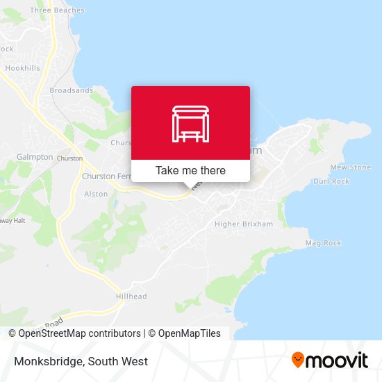 Monksbridge map
