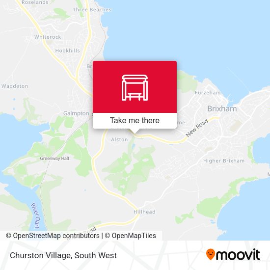 Churston Village map