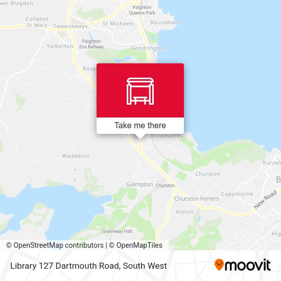 Library 127 Dartmouth Road map