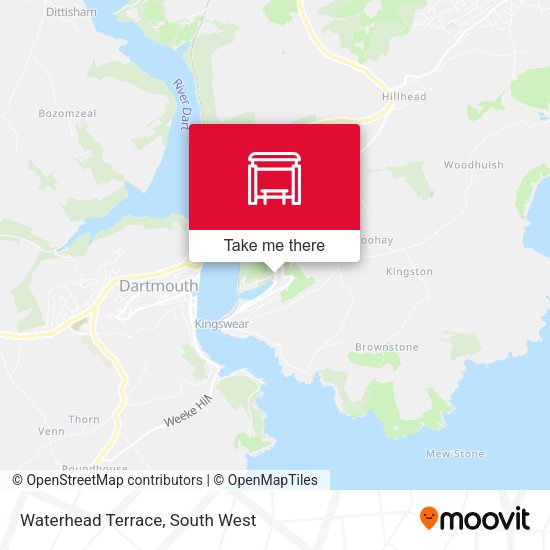 Waterhead Terrace map