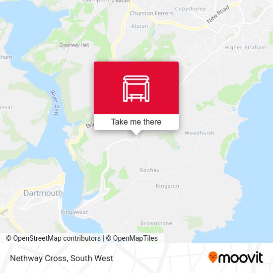 Nethway Cross map