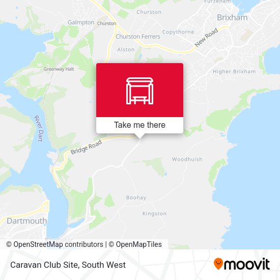 Caravan Club Site map